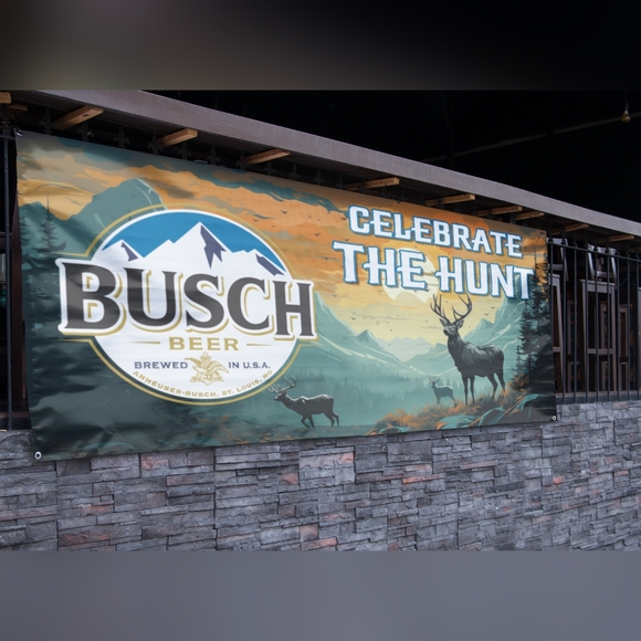 Busch Celebrate the Hunt Banner - 2.5ft x 5ft - Picture 1 of 1